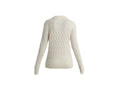 W Cable Knit Crewe Sweater