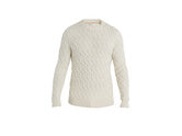 M Cable Knit Crewe Sweater